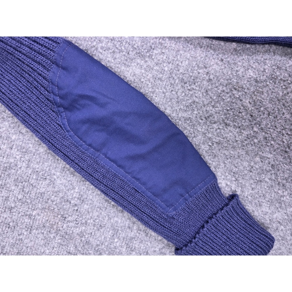 Vintage Brigade Quartermasters Woolly Pully Sweater Mens 42 Blue Wool Commando - Picture 10 of 10